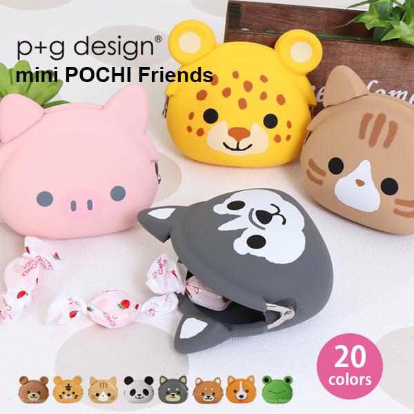 p+g design ピージーデザイン ミミ ポチ フレンズ p+g design mimi POCHI Friends どうぶつ 顔型 ...