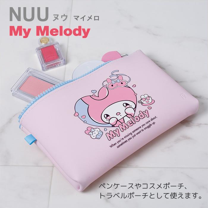 マイメロ キティ クロミ ピンク系 オタ活グッズ 小物 p+g design ハローキティ マイメロ クロミ ジッパー ポーチ ヌウ