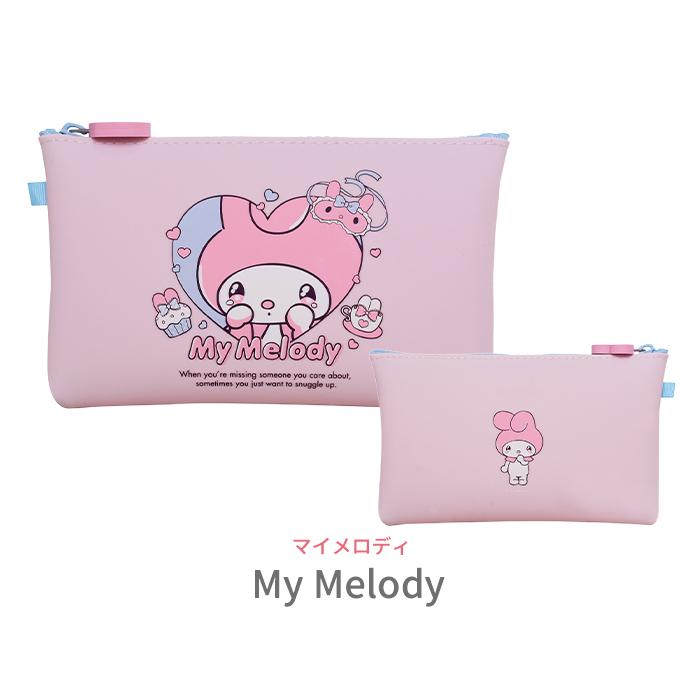 p+g design ハローキティ マイメロ クロミ ジッパー ポーチ ヌウ