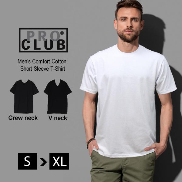 PRO CLUB（プロクラブ） tシャツ コンフォート メンズ 半袖 無地 pro