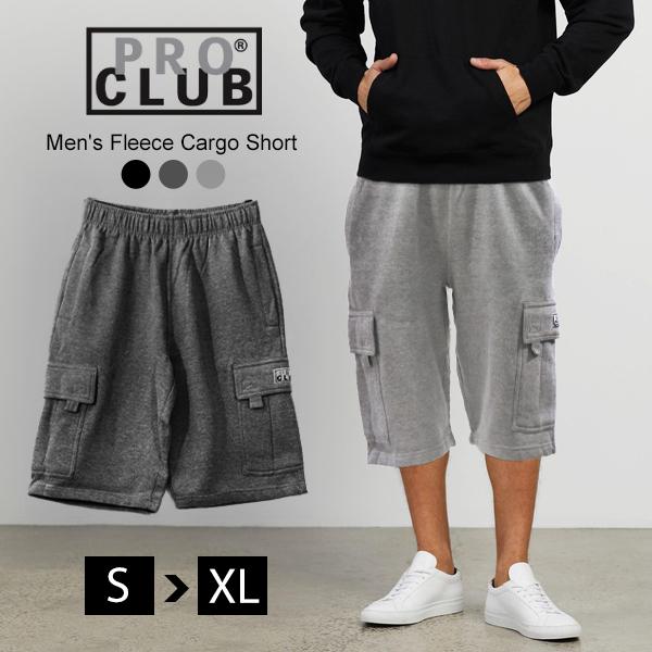 ハーフパンツ　Lサイズ　PRO CLUB プロクラブ　スウェットカーゴパンツ PRO CLUB（プロクラブ） スウェット ヘビーウェイト カーゴパンツ