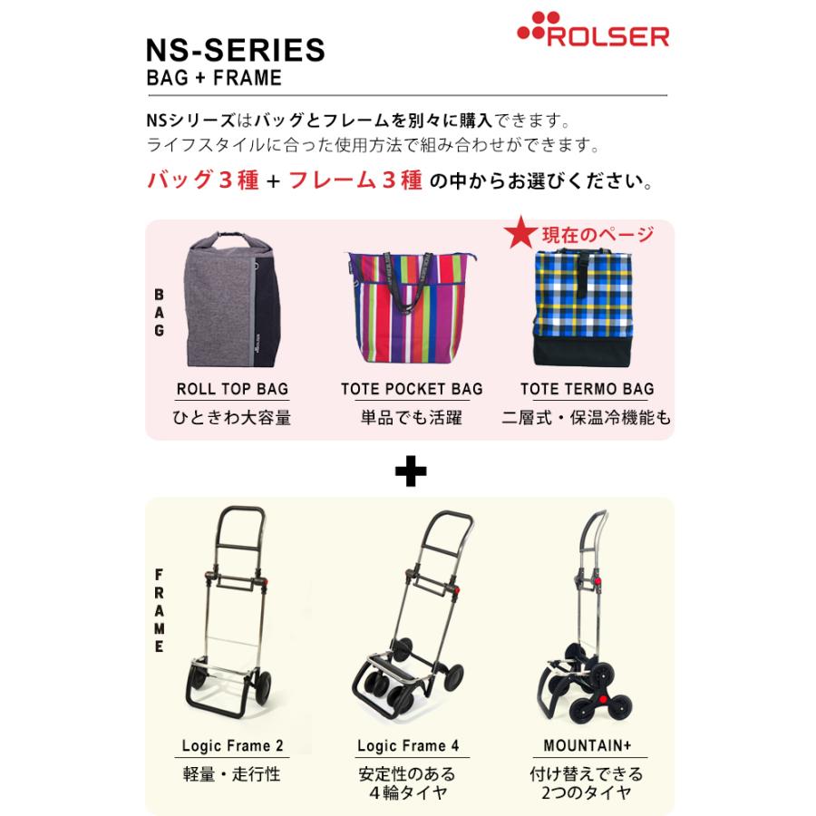 ROLSER（ロルサー） バッグのみ トート サーモ ショッピンッグカート