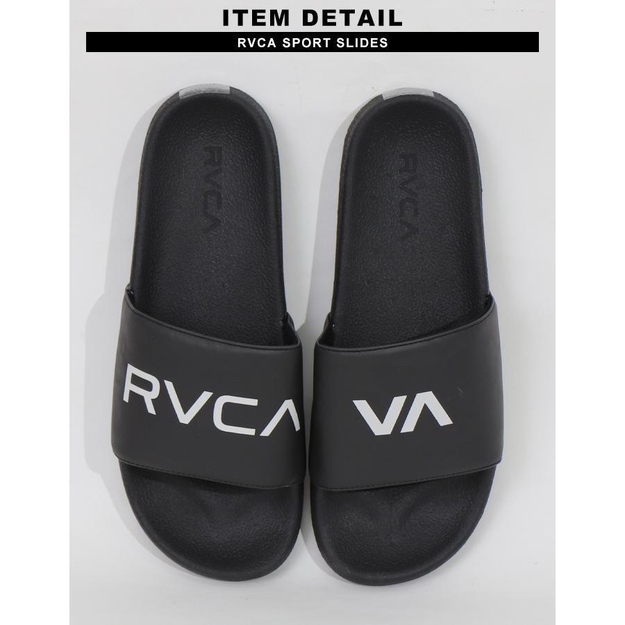 ルーカ サンダル RVCA メンズ スリッパ 黒 ブラック ロゴ カジュアル ストリート サーフ スケーター ブランド｜o-kini｜11