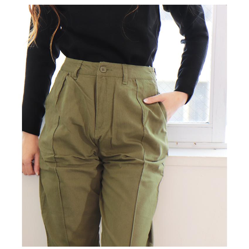 クロップドパンツ テーパードパンツ レディース パンツ 秋冬