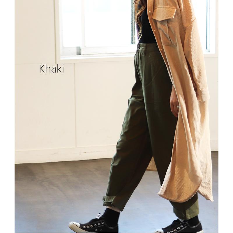 クロップドパンツ テーパードパンツ レディース パンツ 秋冬