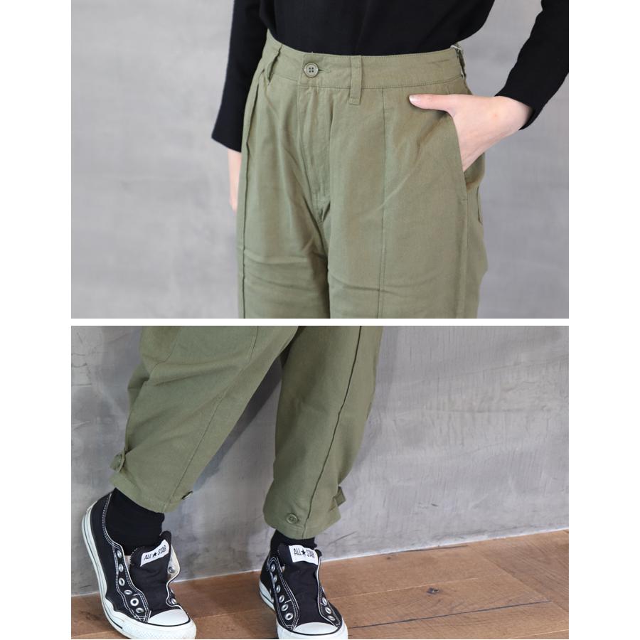 クロップドパンツ テーパードパンツ レディース パンツ 秋冬