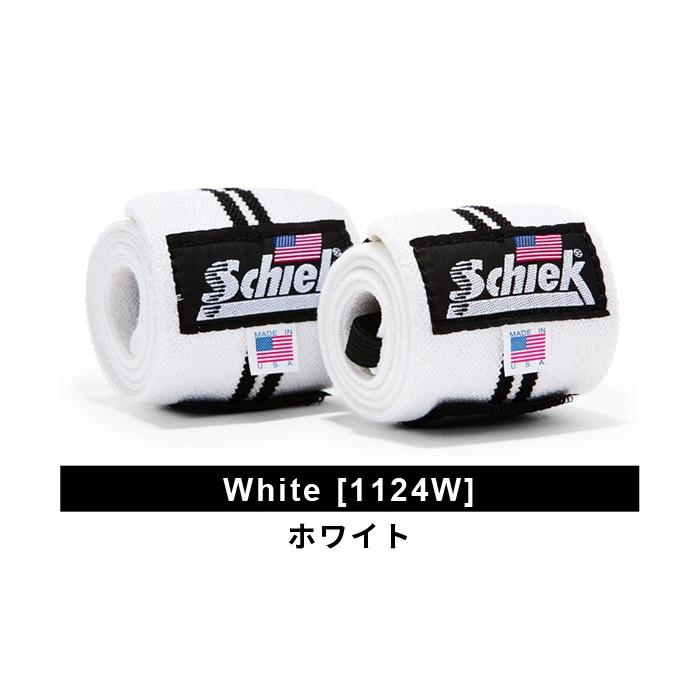 Schiek（シーク） トレーニング 筋トレ リストラップ 60cm ホワイト