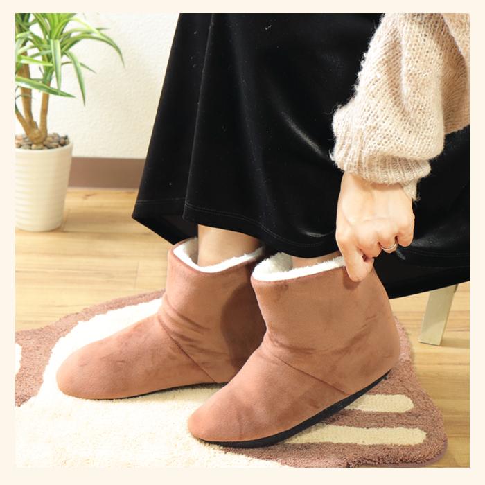週末限定1597円⇒1390円／靴下 暖かい モコモコ 足首迄 あったか 内