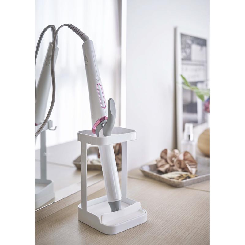 山崎実業 タワー ヘアーアイロン スタンド tower 耐熱トレー付き 収納