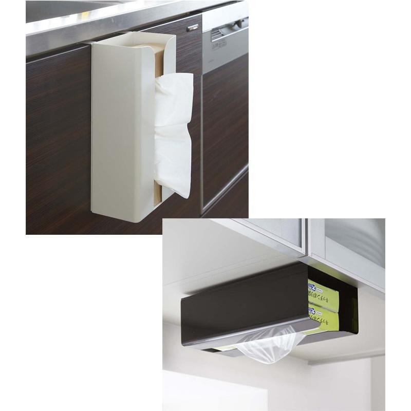 タワー Tower キッチン用品 ポリ袋 キッチンタオル ティッシュペーパー レジ袋 ビニール袋 ホルダー ケース ボックス ブラック ホワイト 収納 山崎実業 Tower 29 Lansh ランシュ 通販 Yahoo ショッピング