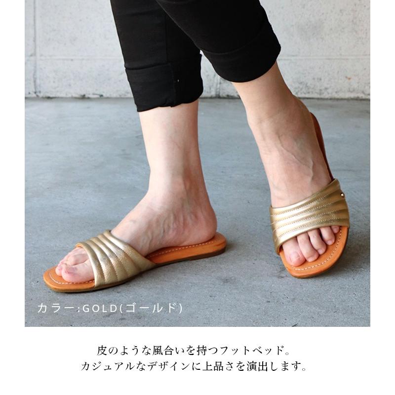 UGG ジュルパ レディース サンダル フラット アグ Jurupa 1109970 1111081 ブラック ゴールド｜o-kini｜06