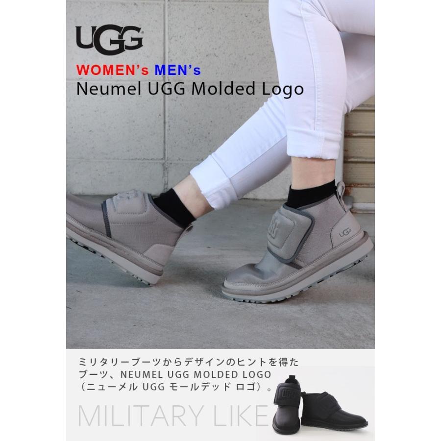 未使用』UGG アグ ブーツ ニューメル モールデッド ロゴ ベルクロ-