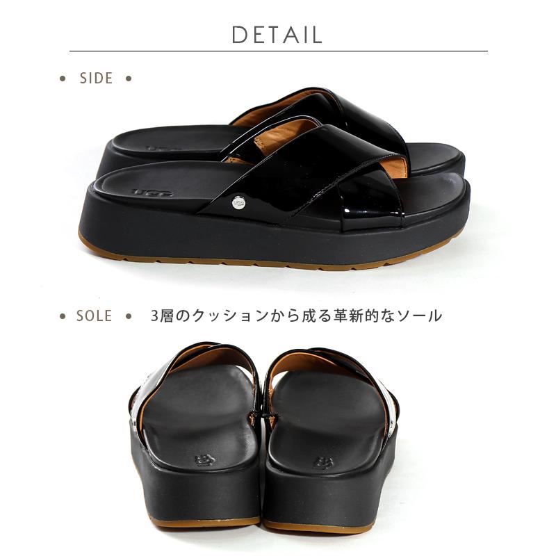 UGG Australia サンダル レディース アグ 夏 黒 白 ブラック UGG Australia サンダル レディース アグ 夏 黒 白 ブラック