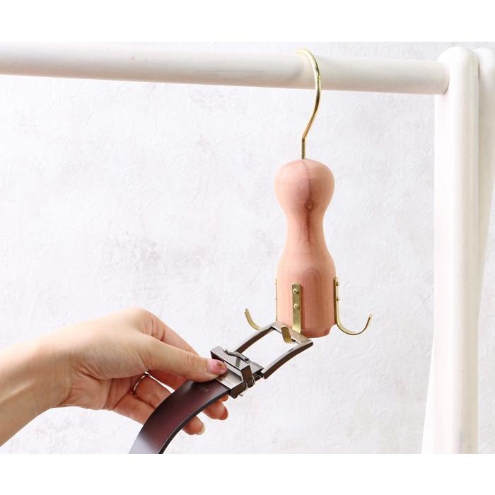 ウッドロア Woodlore ベルト ハンガー キーパー 木製 アロマティック