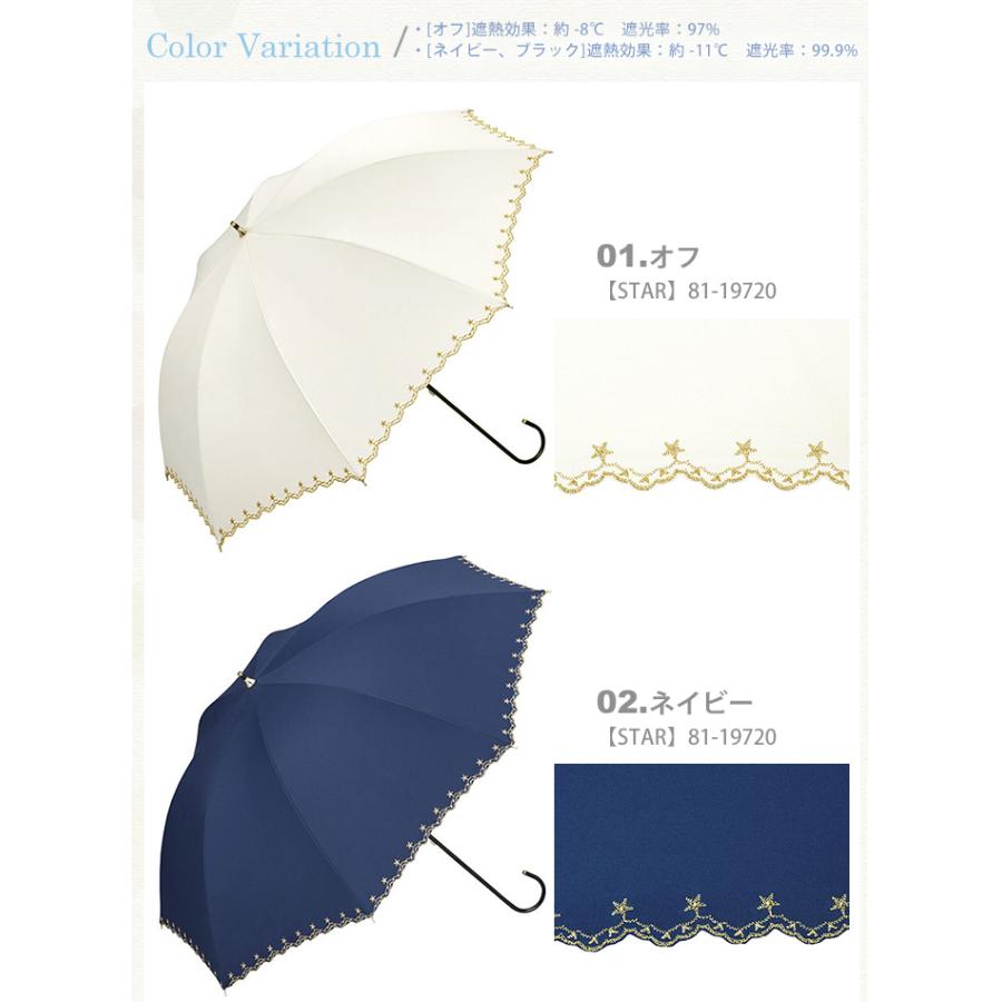 wpc 日傘 遮光 UV 晴雨兼用 w.p.c UVカット リボン 遮熱 紫外線カット 日除け 紫外線カット率 99% PUコーティング 軽量 50cm 紫外線対策 日焼け防止 かわいい｜o-kini｜04