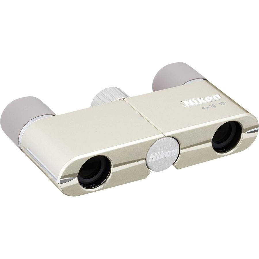 Nikon 双眼鏡 遊 4X10D CF ダハプリズム式 4倍10口径 シャンパンゴールド 4X10DCF (日本製) 双眼鏡 遊 4X10D CF ダハプリズム式 4倍10口径 シャンパンゴールド 4X10DCF 日本製
