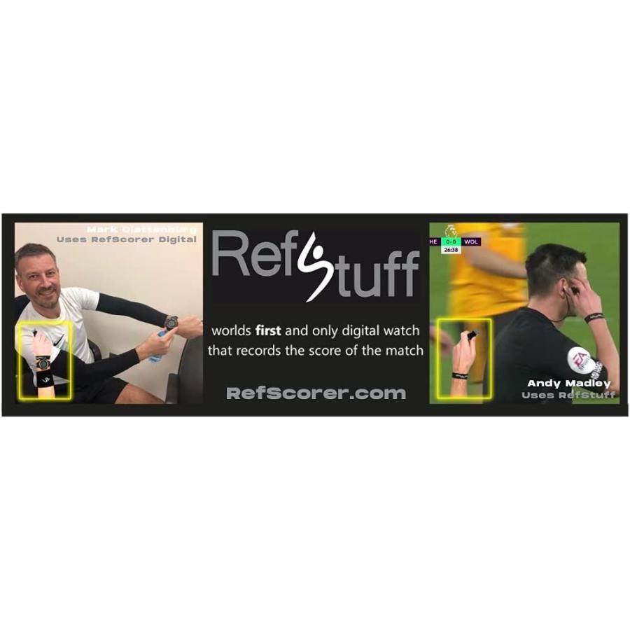 RefStuff RefScorer デジタルサッカーレフェリーウォッチ 試合のスコア