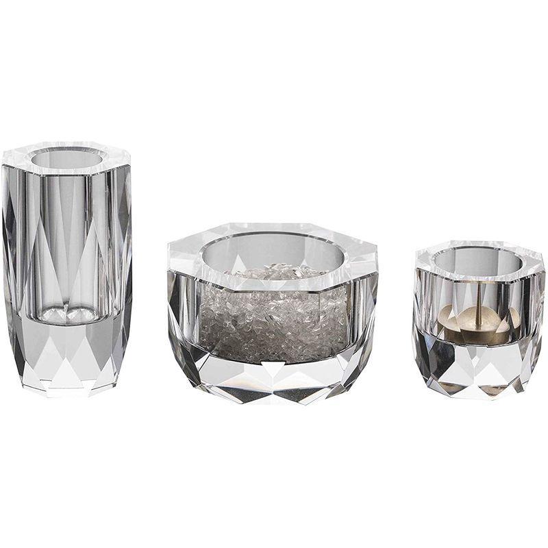 最新発見モダン仏具・クリスタル仏具 セット カペラ 3具足 2.5寸