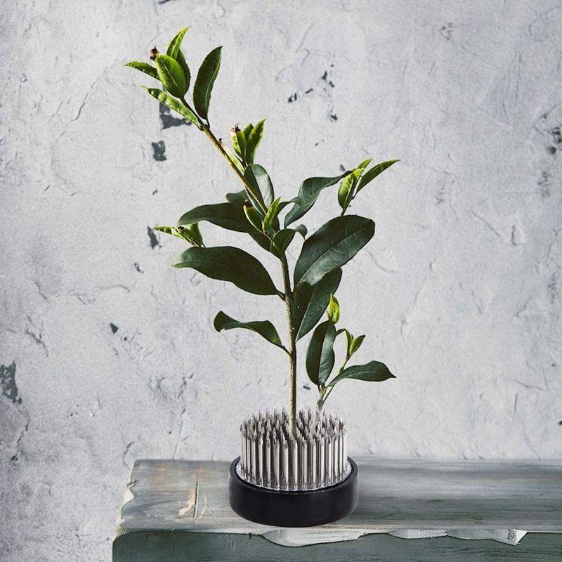 爆買い 丸剣山 ステンレス針 生け花剣山 装飾フラワーアレンジツール 針長1 9cm ホテル フラワーショップ 家の装飾でよく使用される 35mm Silber Net