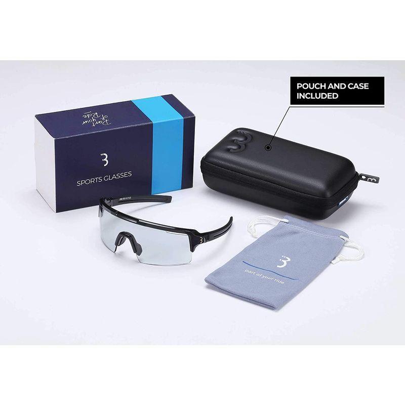 ほぼ未使用 BBB(ビービービー) サングラス PH マットブラック/フォトクロミック フューズ BSG-65PH 【A1859318858】(10567円)