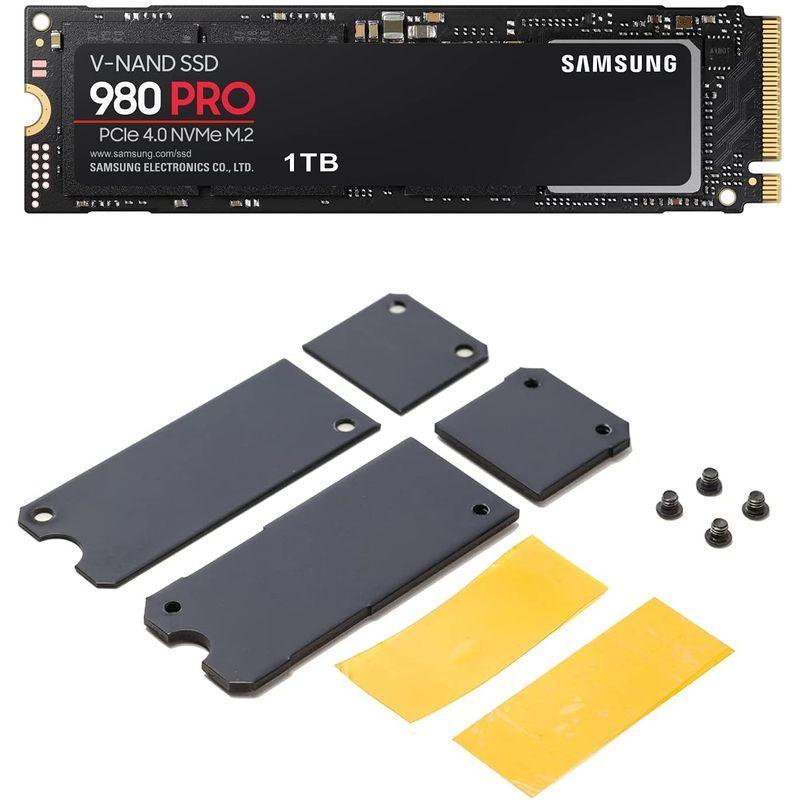 Samsung 980 PRO 1TB PCIe Gen 4.0 x4 NVMe M.2 (2280) 内蔵 SSD MZ