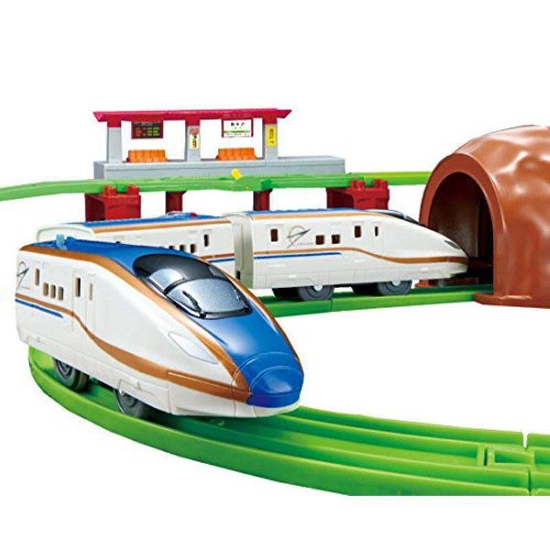 プラレール にぎやかアナウンス サウンドE7系新幹線かがやきレールセット (初回版)