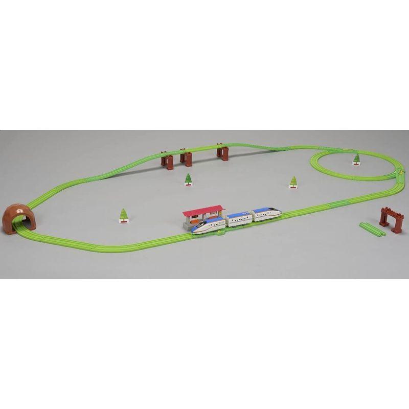 25【新品未使用】 プラレール にぎやかアナウンス サウンドE7系新幹線かがやきレールセット (初回版) 【1620451397】(9210円)