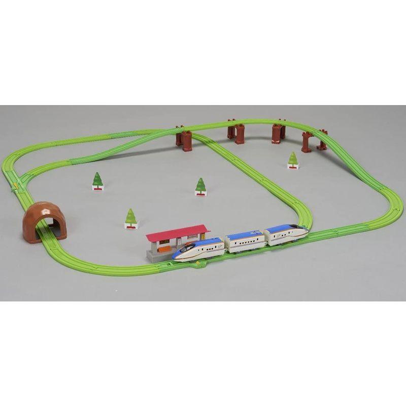 25【新品未使用】 プラレール にぎやかアナウンス サウンドE7系新幹線かがやきレールセット (初回版) 【1620451397】(9210円)