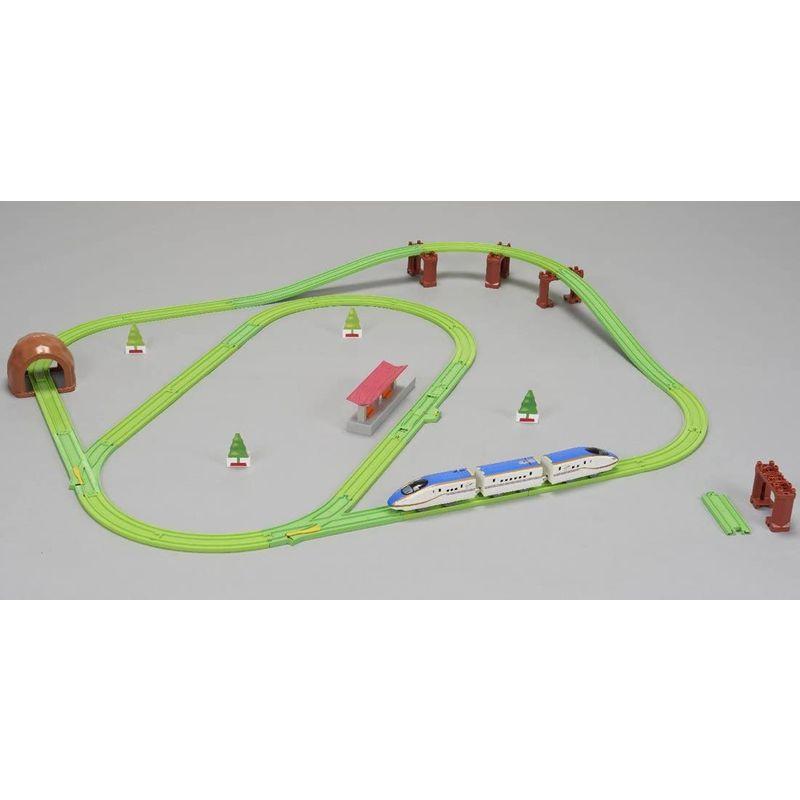 25【新品未使用】 プラレール にぎやかアナウンス サウンドE7系新幹線かがやきレールセット (初回版) 【1620451397】(9210円)