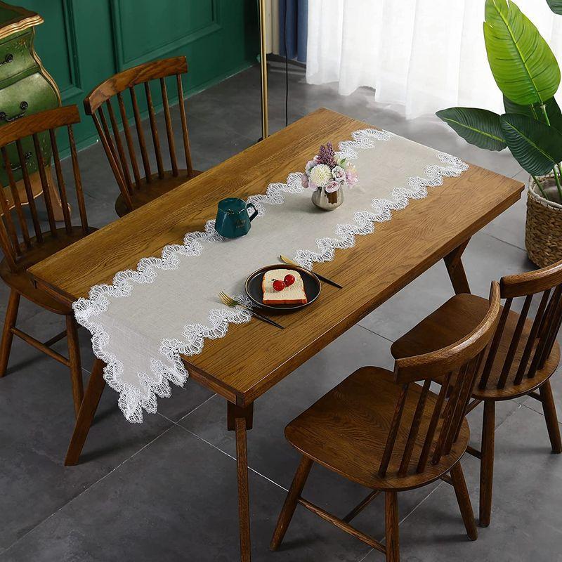 セール＞ランチョンマット 花柄 レース 刺繍 北欧 テーブルクロス