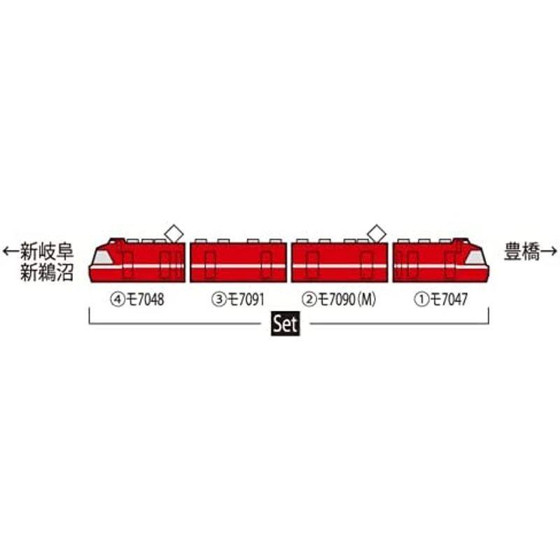 TOMIX Nゲージ 名鉄7000系パノラマカー 第47編成 白帯車セット 4両 98429 鉄道模型 電車 Nゲージ 名鉄7000系パノラマカー 第47編成 白帯車セット 4両 鉄道模型 電車