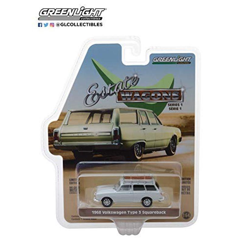 Greenlight 1: 64 Estate Wagons シリーズ 1-1968 フォルクスワーゲン タイプ3 スクエアバック ホワイト