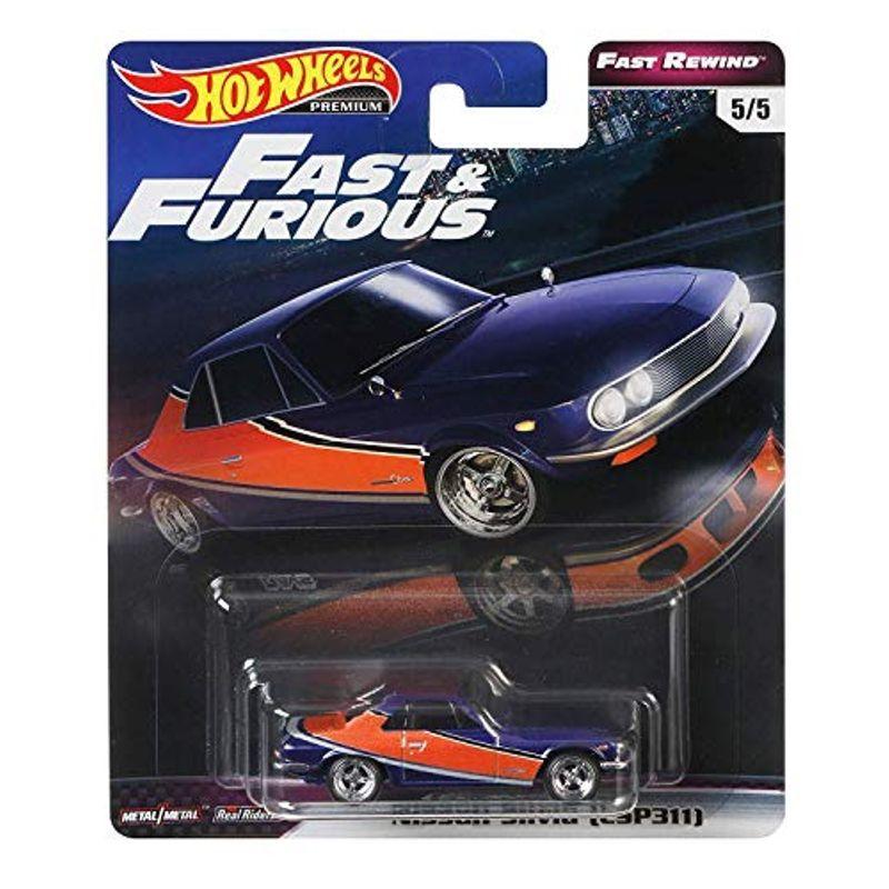 Hot Wheels Fast Rewind Fast  Furious Nissan Silvia (CSP311) 5, Blue