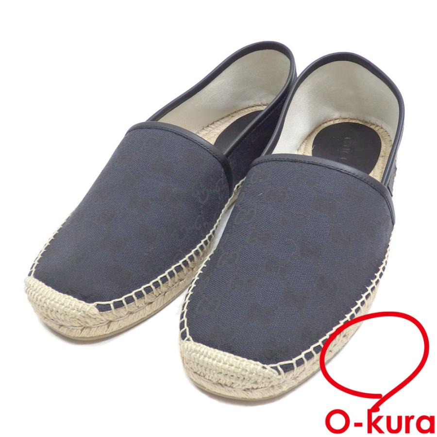 GUCCI 値下げしました グッチ エスパドリーユ メンズ キャンバス 