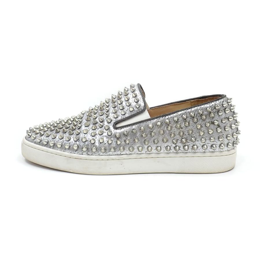 Christian Louboutinクリスチャンルブタン マルチシルバー 42