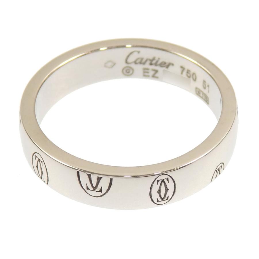 Cartier カルティエ ハッピーバースデー リング レディース K18WG 11号 