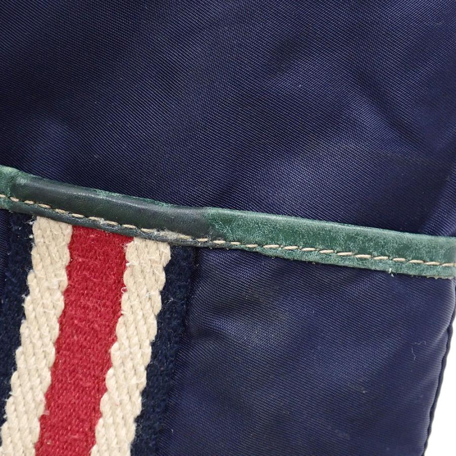 GUCCI グッチ ショルダーバッグ レディース ネイビー 紺色 ナイロン 