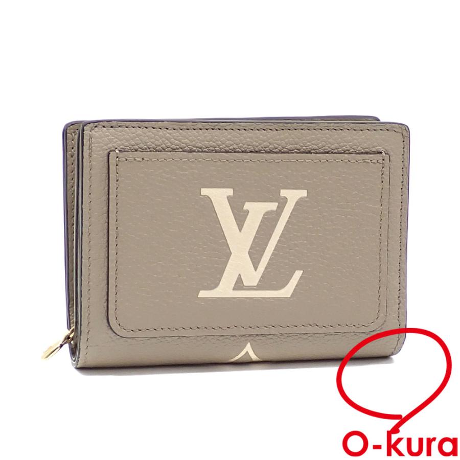 ルイヴィトン 二つ折り財布 ポルトフォイユ クレア アンプラント バイ