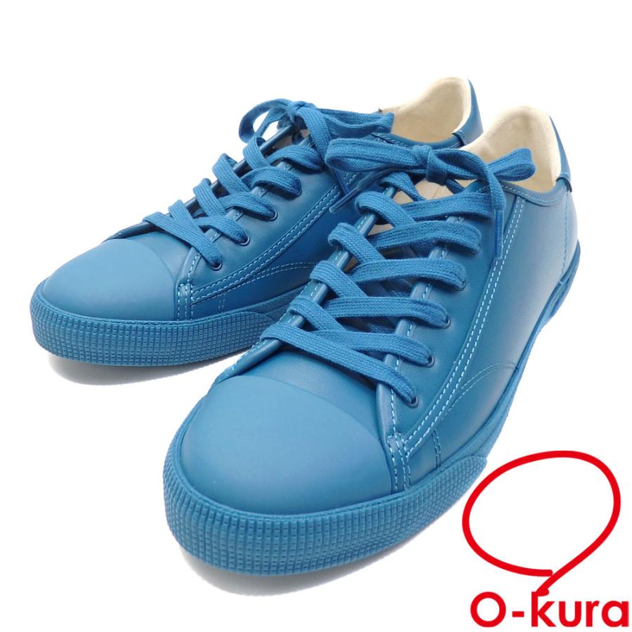 新発売 古着 9 27 0cm 青 ブルー レザー ローカット メンズ スニーカー ロートップ コーチ アパレル 中古 靴 スニーカー Floridapace Gov