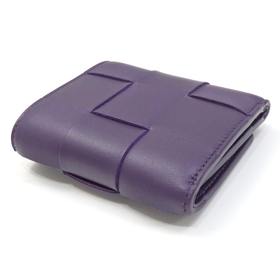 ボッテガ ヴェネタ 三つ折り 財布 マキシイントレチャート レディース  