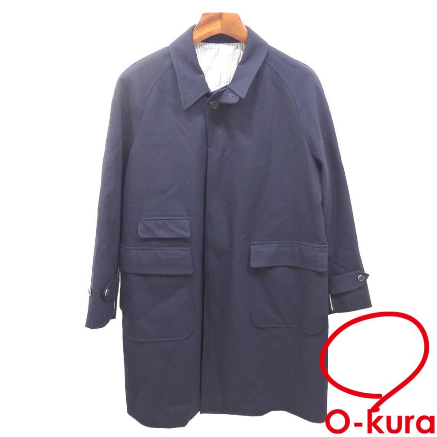 格安saleスタート 紺色 ネイビー ウール他 長袖 メンズ コート ステンカラー ブルックリンテーラーズ Sサイズ 中古 洋服 アパレル 古着 アウター ロング その他コート アウター Www Floridapace Gov