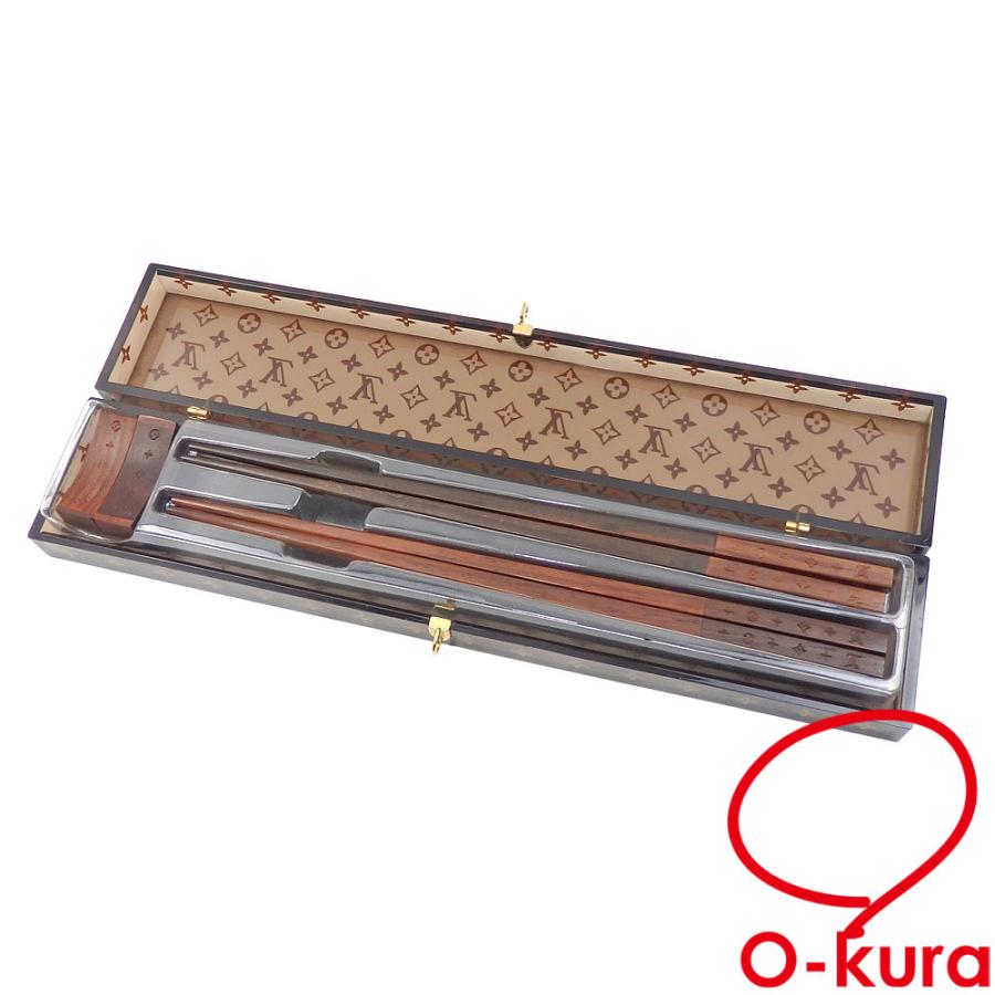 ルイ ヴィトン 箸セット バゲット チョップスティック M99171 ブラウン 
