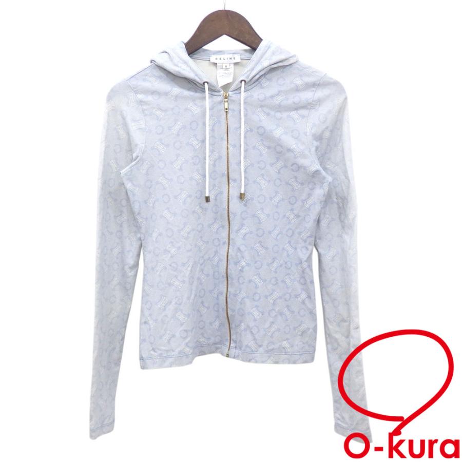 CELINE セリーヌ パーカー レディース 長袖 フード ジップアップ  