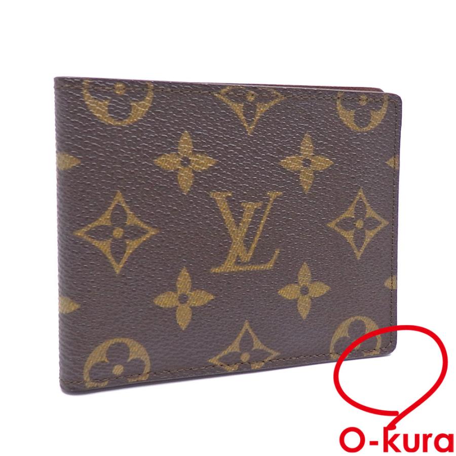 値下げしました ルイ ヴィトン 二つ折り 札入れ モノグラム ポルト  