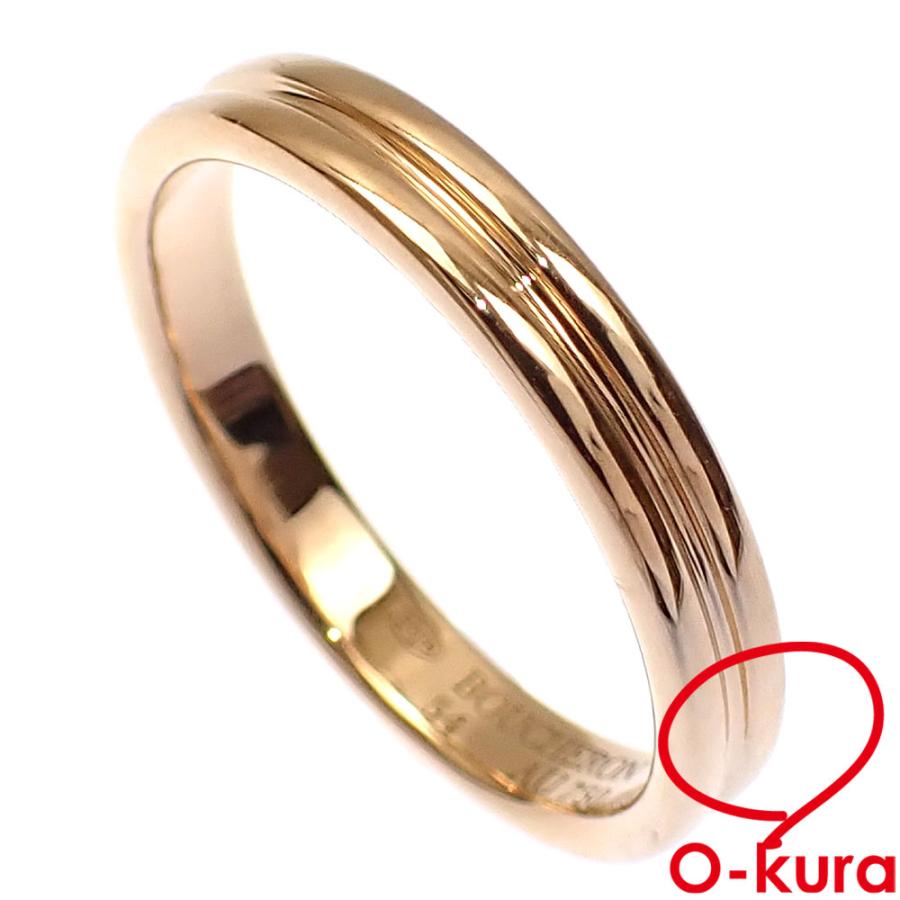 BOUCHERON ブシュロン ゴドロン リング レディース K18PG 13.5号 #54  