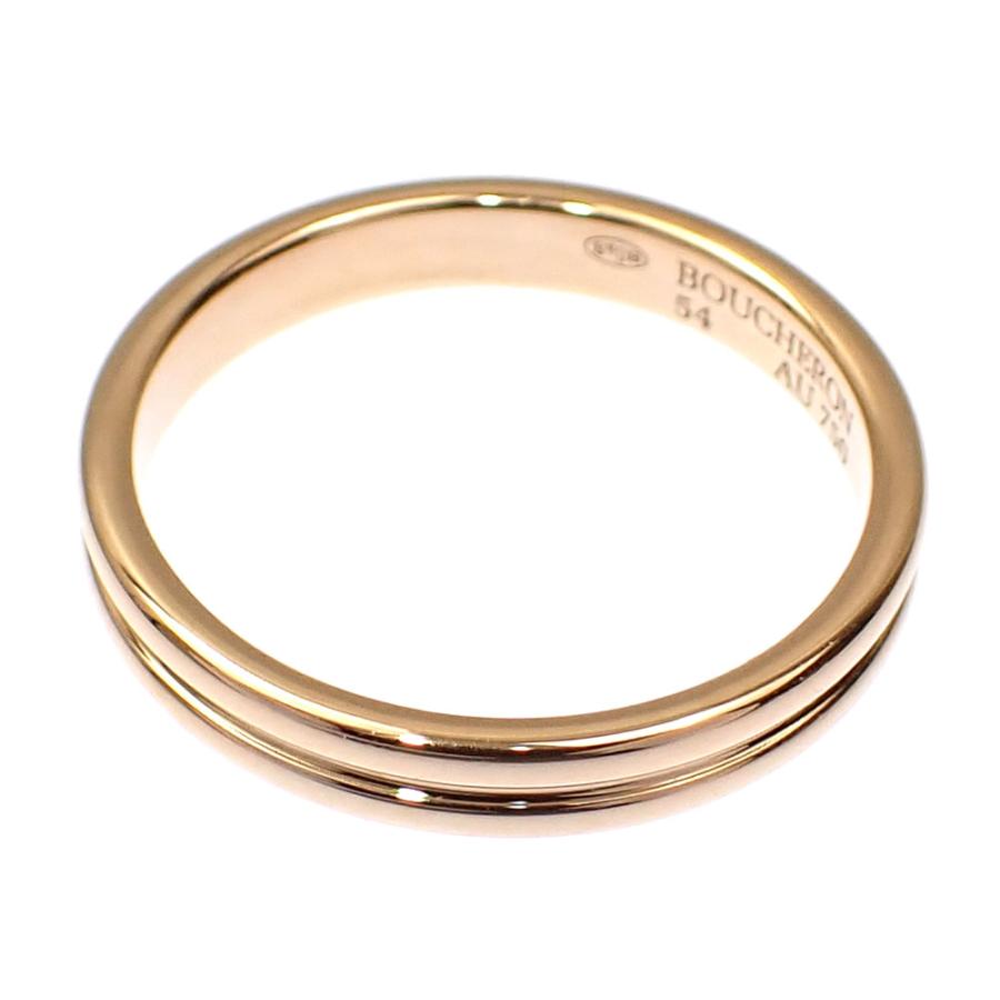 BOUCHERON ブシュロン ゴドロン リング レディース K18PG 13.5号 #54  