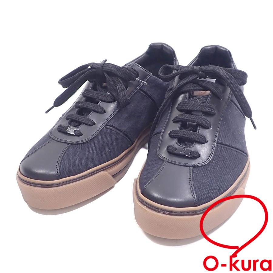 バス（LOUIS VUITTON） ルイ・ヴィトン スニーカー メンズ ブラック  
