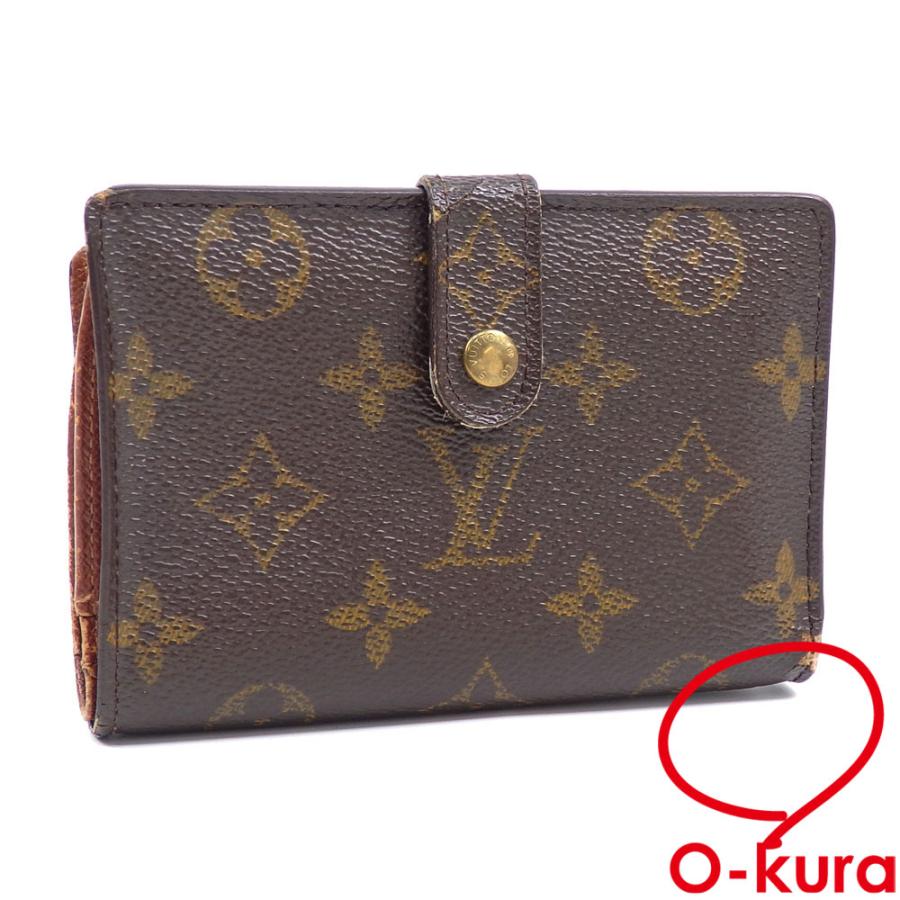 LOUIS VUITTON 値下げしました ルイ・ヴィトン がま口 二つ折り 財布 