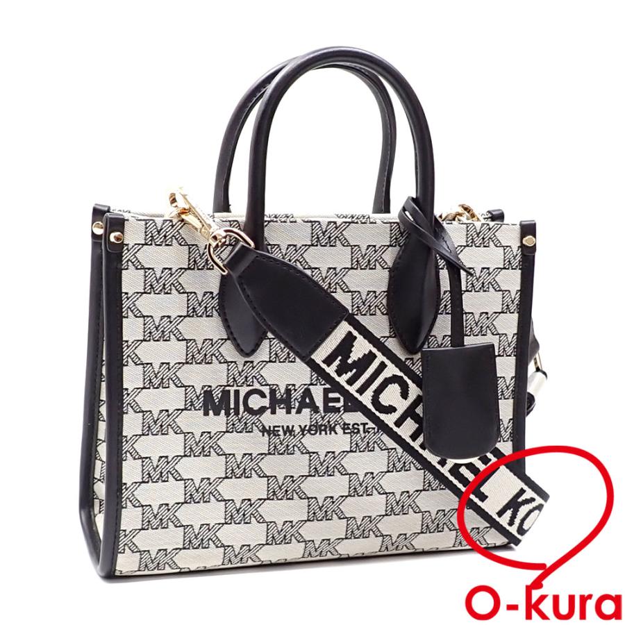 マイケルコース トートバッグ レディース ホワイト ブラック  