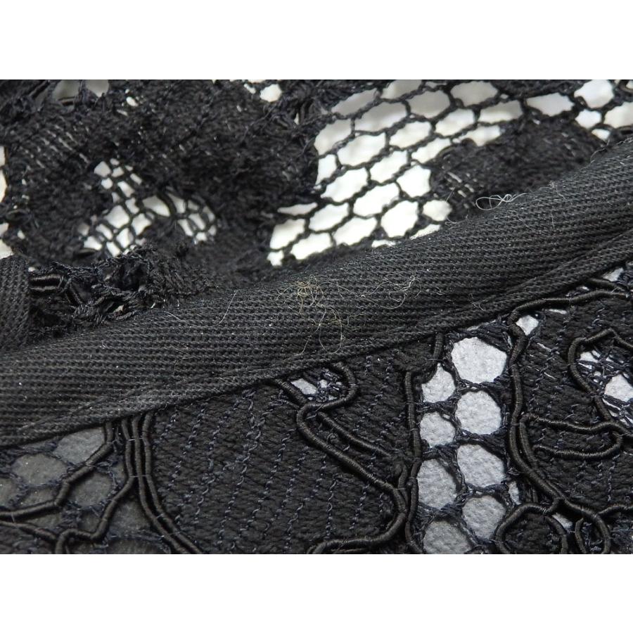 CHANEL シャネル キャップ 帽子 レディース レース ブラック 黒 L  